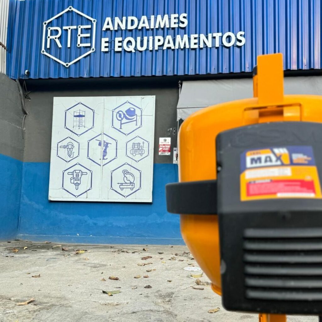 Aluguel de Equipamentos - RTE Andaimes Gestão de estoque e agilidade no carregamento de andaimes